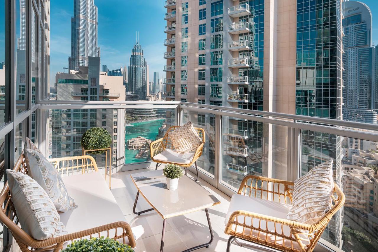 דובאי Elite Royal Apartment - Luxurious - Partial Burj Khalifa & Fountain View - Eminence מראה חיצוני תמונה